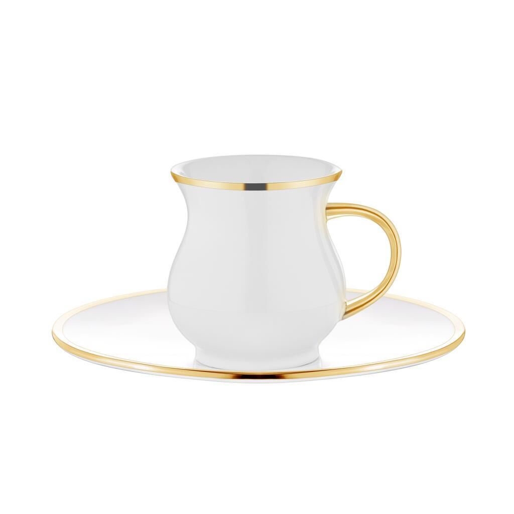 OTTOMAN ALTIN TEK KİŞİLİK TÜRK KAHVESİ FİNCANI