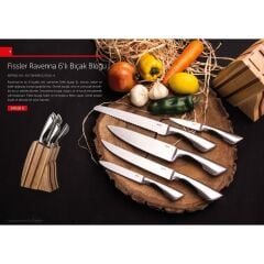 FISSLER RAVENNA 6 PARÇA AHŞAP BIÇAK SETİ