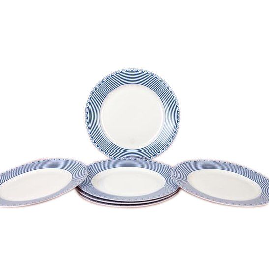 MARİNE 6'LI PASTA TABAK (19 CM)