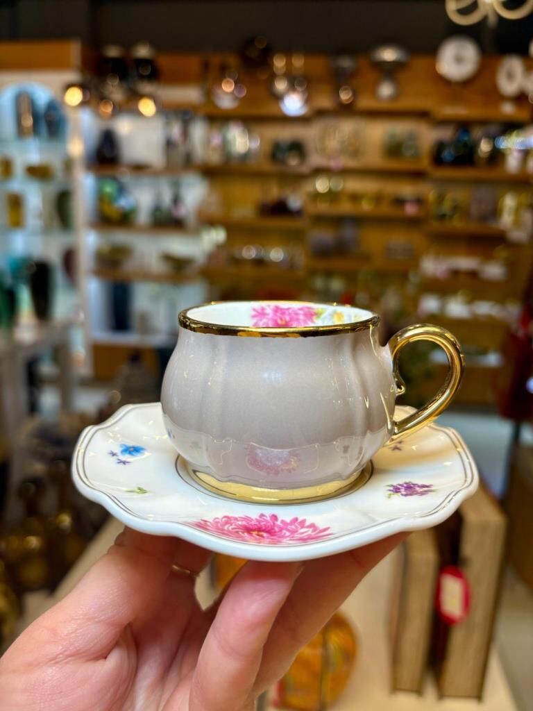 ROWAN BEJ TEK KİŞİLİK TÜRK KAHVESİ FİNCANI