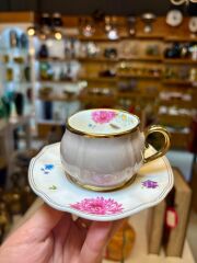 ROWAN BEJ TEK KİŞİLİK TÜRK KAHVESİ FİNCANI