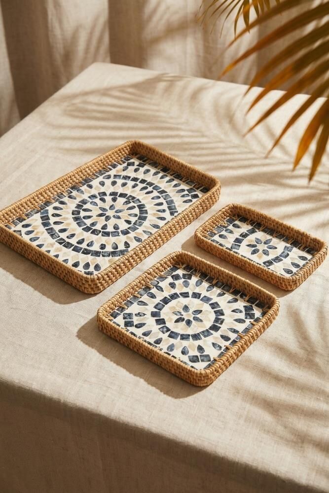 SEDEFLİ BAMBU 3'LÜ TEPSİ DESEN4