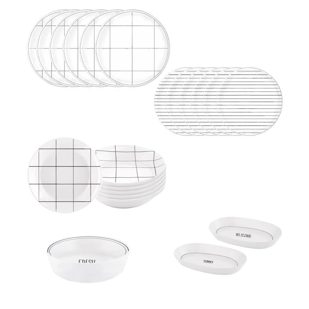 DAILY TUNES 6 KİŞİLİK 21 PARÇA YEMEK TAKIMI