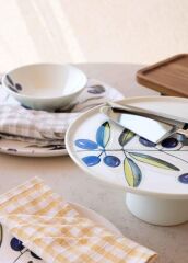 OLİVOS AYAKLI SERVİS TABAK 10X26CM