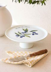 OLİVOS AYAKLI SERVİS TABAK 10X30CM