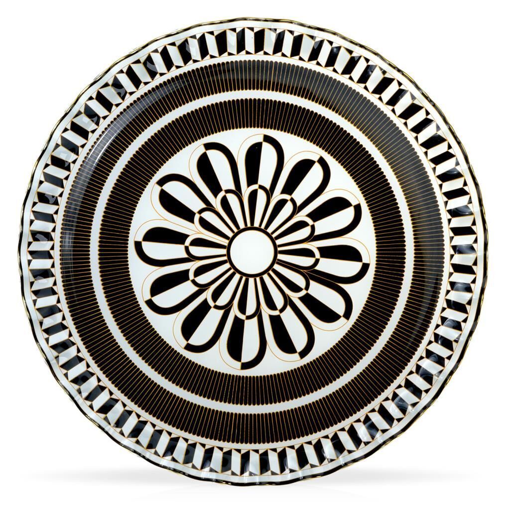 DESTİNA SİYAH TEPSİ 31CM