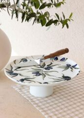 OLİVOS AYAKLI SERVİS TABAK 10X30CM
