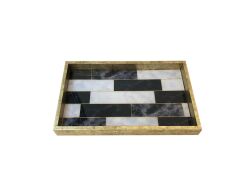 MERMER DESEN DİKDÖRTGEN TEPSİ 45cm