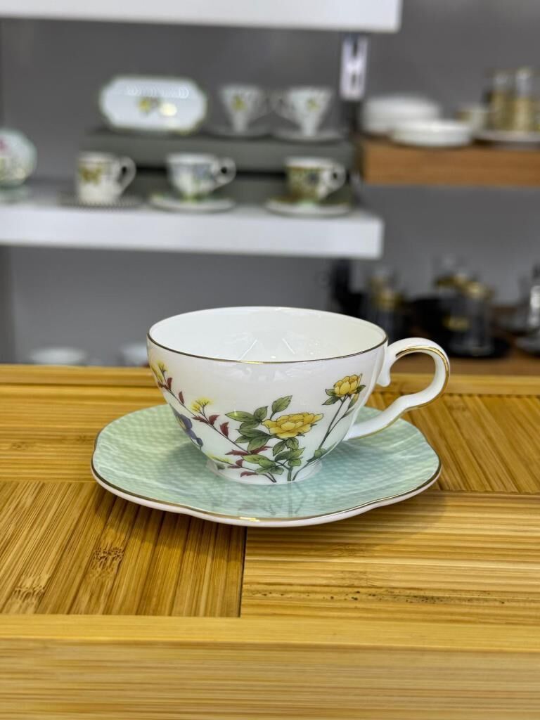 ETERNAL FLOWERS TEK KİŞİLİK TÜRK KAHVESİ FİNCANI