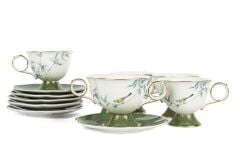 BIRDLY YEŞİL 6 KİŞİLİK TÜRK KAHVESİ FİNCANI