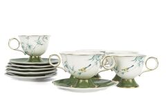 BIRDLY YEŞİL 6 KİŞİLİK TÜRK KAHVESİ FİNCANI