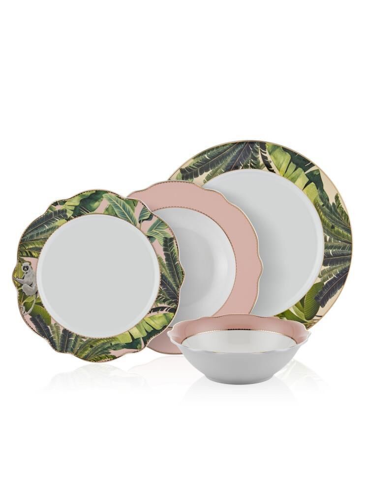 BOTANICA 6 KİŞİLİK 24 PARÇA YEMEK TAKIMI