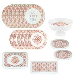 DOLCE VITA 6 KİŞİLİK 17 PARÇA SERVİS/KAHVALTI TAKIMI