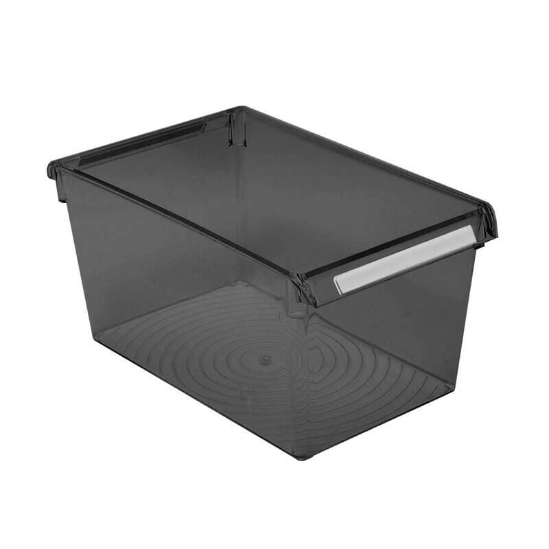 DÜZENLEYİCİ RAF ŞEFFAF SİYAH 31CM