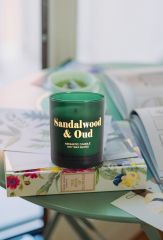 GLAM SANDALWOOD&OUD KOKULU MUM YEŞİL 9X8CM