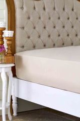 PENYE FITTED BEJ ÇİFT KİŞİLİK ÇARŞAF 160X200CM