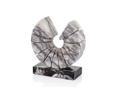 EVZA MERMER LEYLAK KAİDELİ PATLATMA DİSK DEKOR 20CM