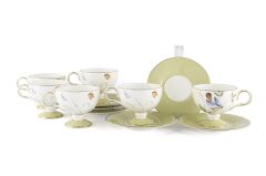 GREEN GARDEN 6 KİŞİLİK TÜRK KAHVESİ FİNCANI