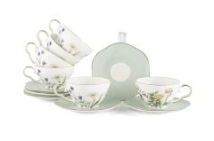 ETERNAL FLOWERS 6 KİŞİLİK TÜRK KAHVESİ FİNCANI