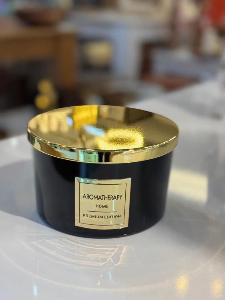 SİYAH GOLD AROMATHERAPY KOKULU MUM