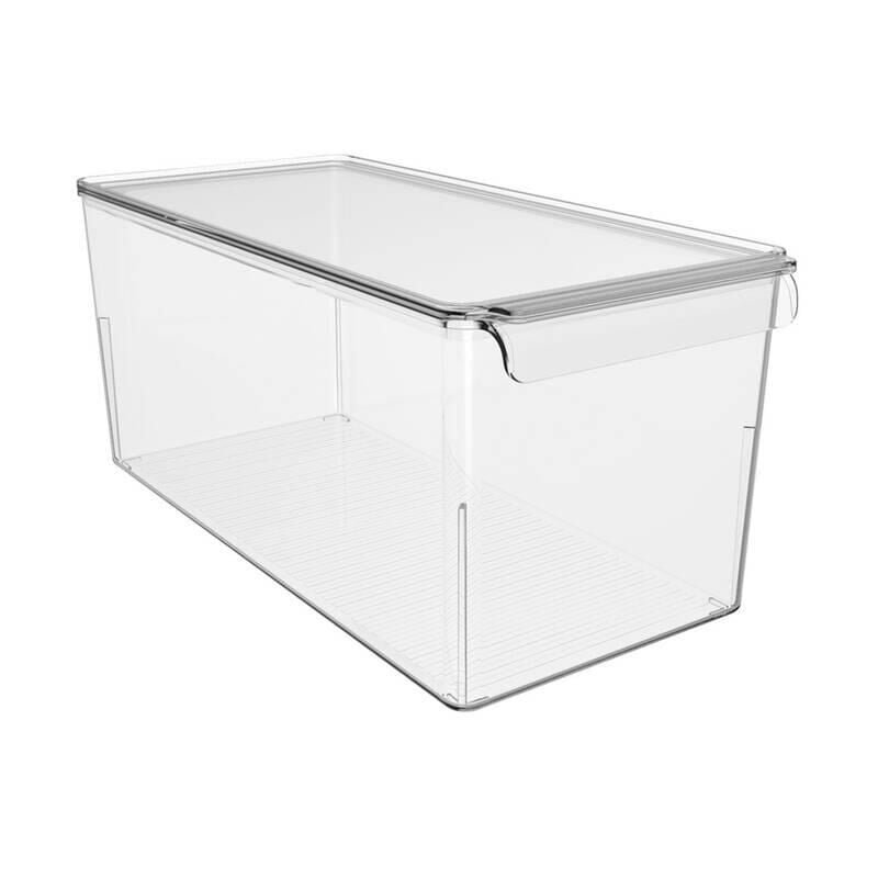 KAPAKLI KÜP ŞEFFAF DÜZENLEYİCİ 16CM