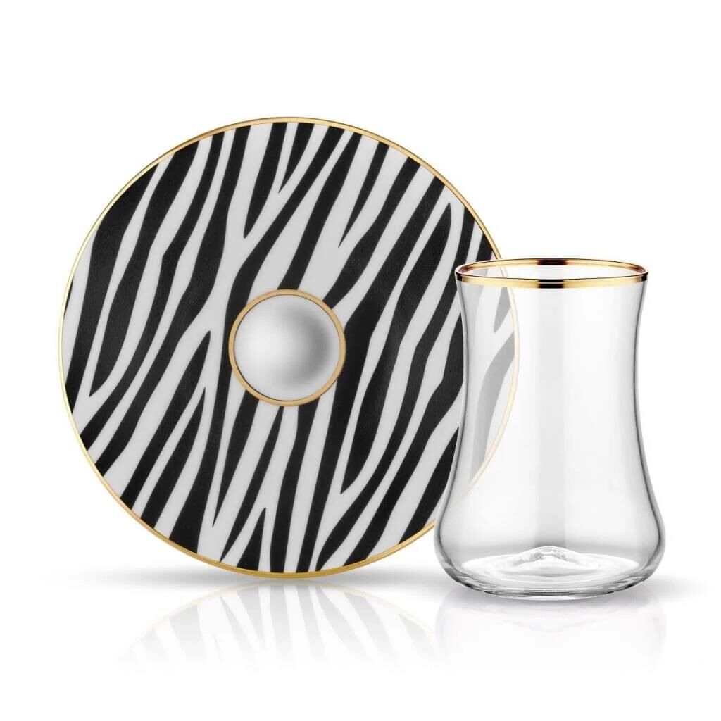 KOLEKSİYON DERVISH ZEBRA ÇAY SETİ 1 KİŞİLİK