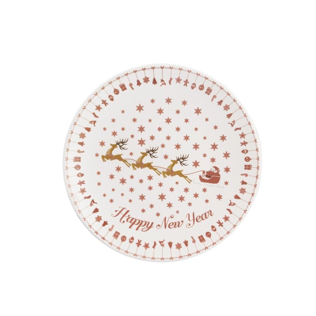 NOEL TEKLİ PASTA TABAK 20CM