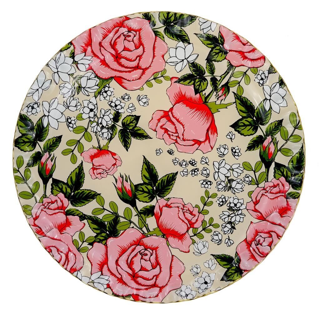 ROSELINE KREM TEPSİ 31CM