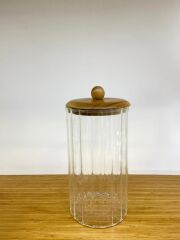 LİNE AKASYA CAM KARE KAVANOZ 1550ML