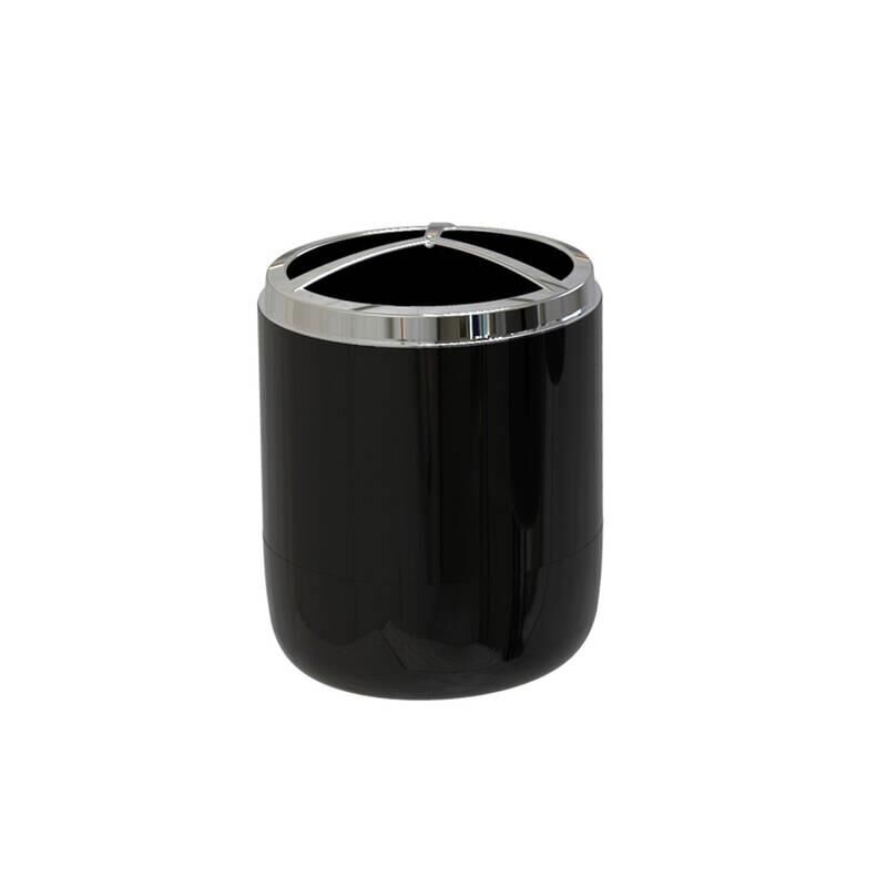 LİMA XL KROM DEKORLU DİŞ FIRÇALIK SİYAH