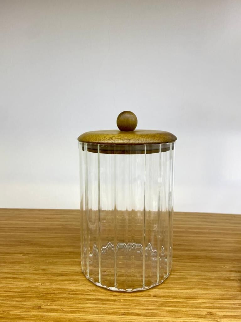 LİNE AKASYA CAM KARE KAVANOZ 1050ML