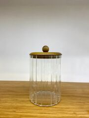 LİNE AKASYA CAM KARE KAVANOZ 1050ML