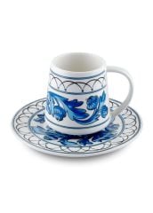 AZUL TEK KİŞİLİK TÜRK KAHVESİ FİNCANI 100CC