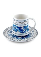AZUL TEK KİŞİLİK TÜRK KAHVESİ FİNCANI 100CC