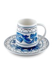 AZUL TEK KİŞİLİK TÜRK KAHVESİ FİNCANI 100CC