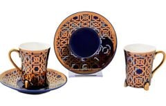 VIOLET 6 KİŞİLİK TÜRK KAHVESİ FİNCANI