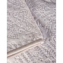 RAUQEL VİZON ÇİFT KİŞİLİK EMBOSY BATTANİYE