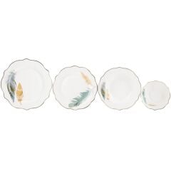 COLOR WING 6 KİŞİLİK 24 PARÇA YEMEK TAKIMI