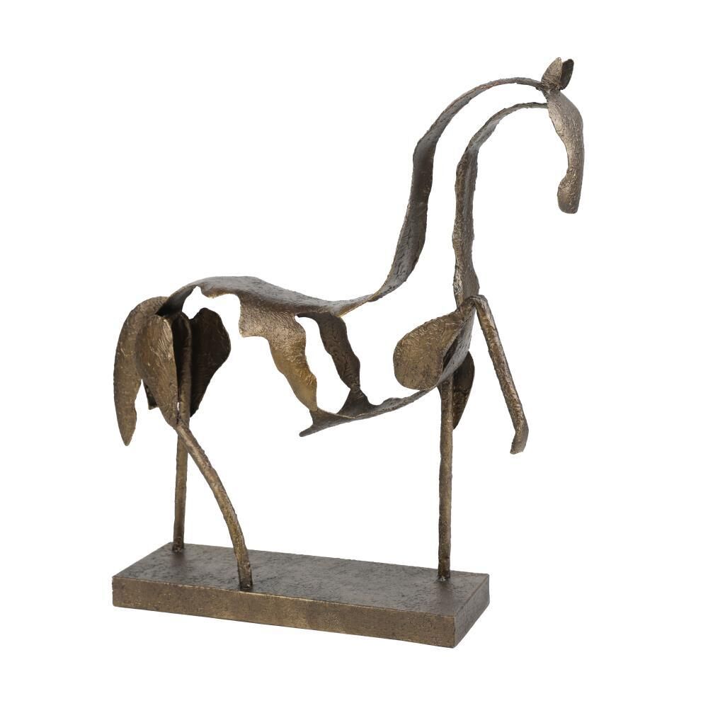 LYON ESKİTME AT DEKOR 33X8X36CM