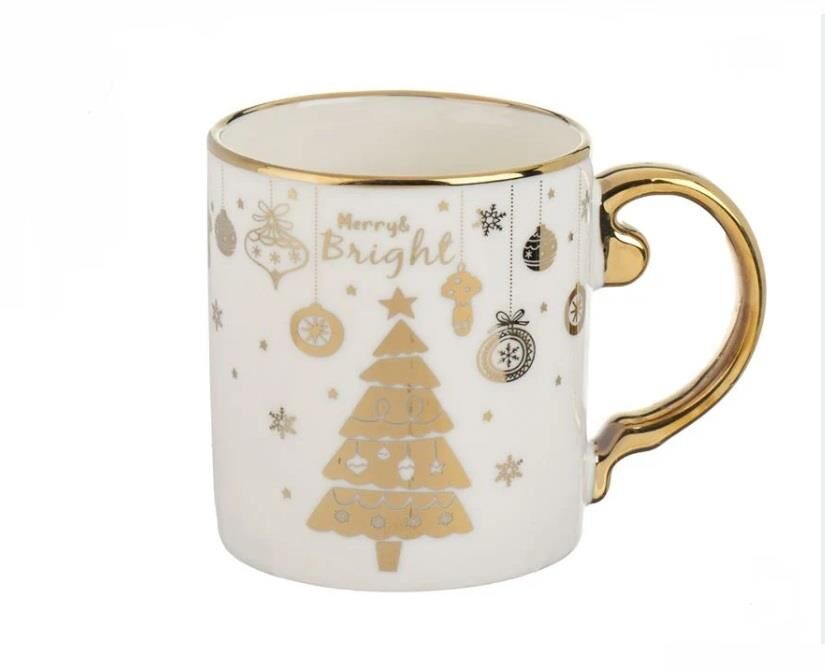 ALTIN NOEL TEMALI KUPA 355ML