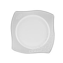 TIARA PLATIN 60 PARÇA YEMEK TAKIMI KARE