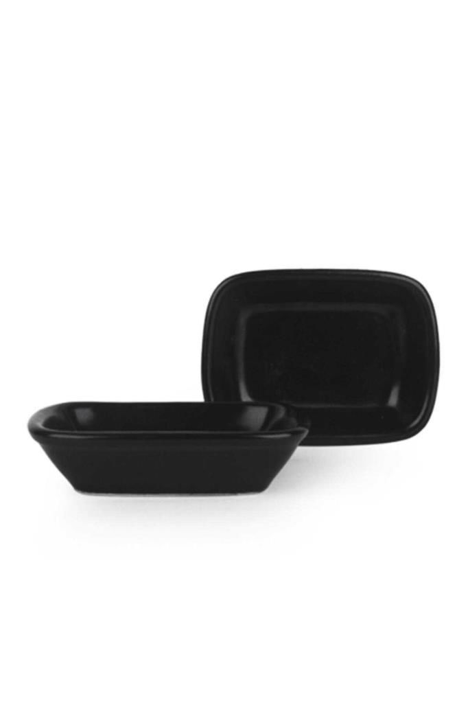 MAT SİYAH KAYIK TABAK 13CM