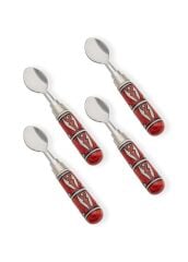 CORALLO KIRMIZI DONDURMA KAŞIĞI 4'LÜ SET