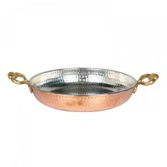 ANTİK BAKIR SAHAN 22CM