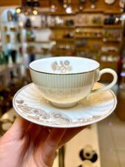 CLARISSA BEJ TEK KİŞİLİK TÜRK KAHVESİ FİNCANI