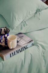 SAVANNA MİNT %100 PAMUK POPLİN ÇİFT KİŞİLİK NEVRESİM TAKIMI
