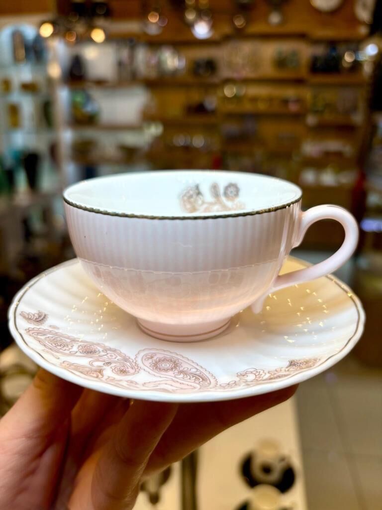 CLARISSA PUDRA TEK KİŞİLİK TÜRK KAHVESİ FİNCANI