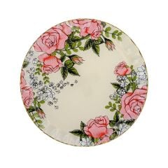 ROSELINE KREM 6'LI SERVİS TABAK 26CM