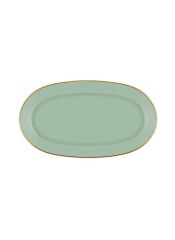 BASIC YEŞİL 2'Lİ OVAL SERVİS TABAK 29CM
