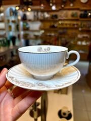 CLARISSA GRİ TEK KİŞİLİK TÜRK KAHVESİ FİNCANI